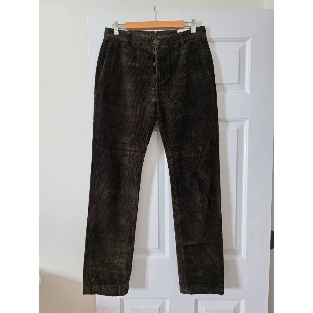 Sid Mashburn Field Pant Chocolate Corduroy 31/32 $295